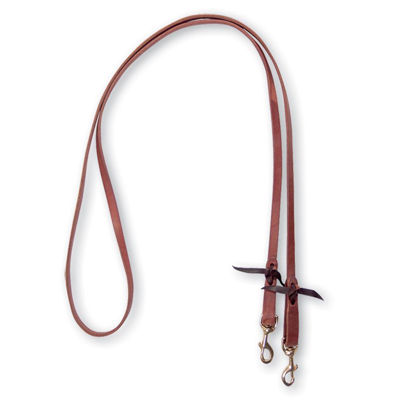 Walt Roping Rein 1/2 in Brown Harness