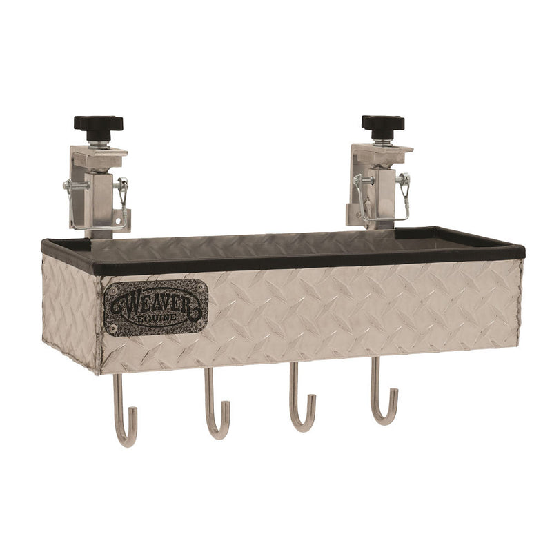 Aluminum Hanging Grooming Basket and Tack Rack