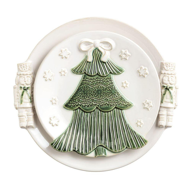 White Christmas Platter Set
