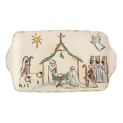 Nativity Stoneware Platter