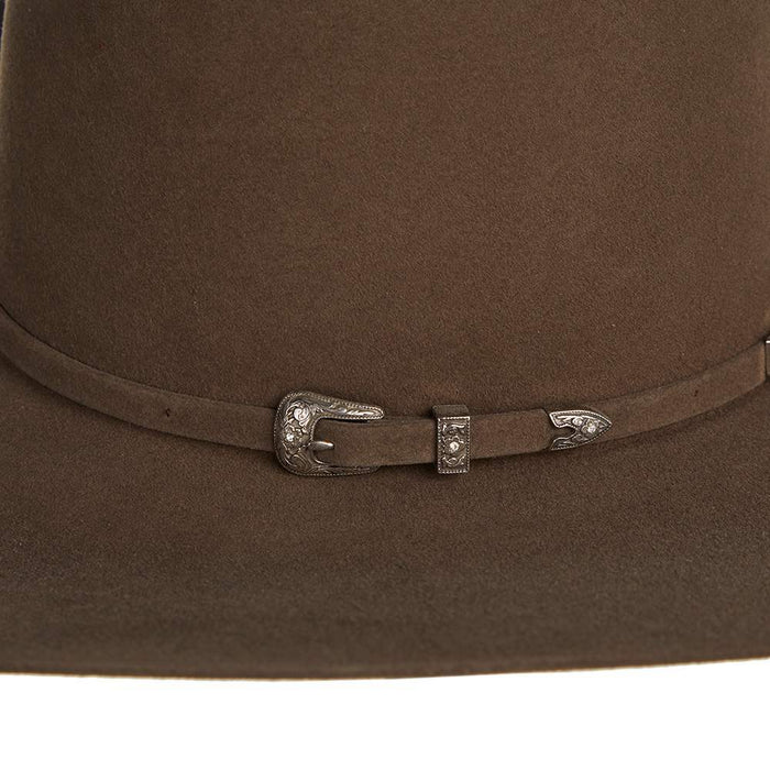 American Hats AHC 20X Pecan 5in. Brim Open Crown Felt Cowboy Hat