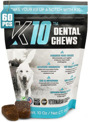 K10 Fresh Breath Dental Chew 60ct