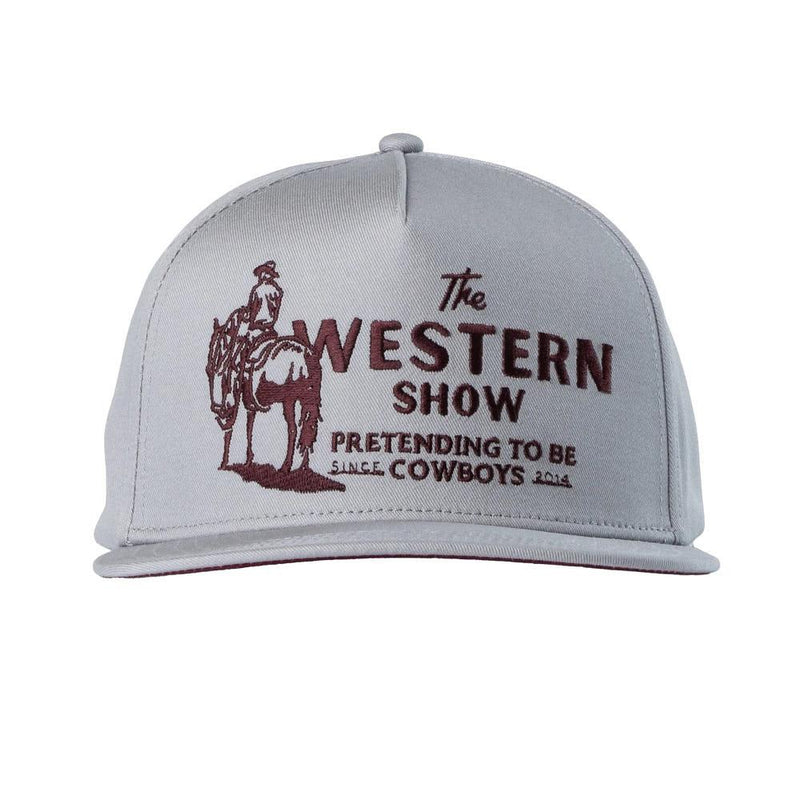 Men's Grey Western Show Cap