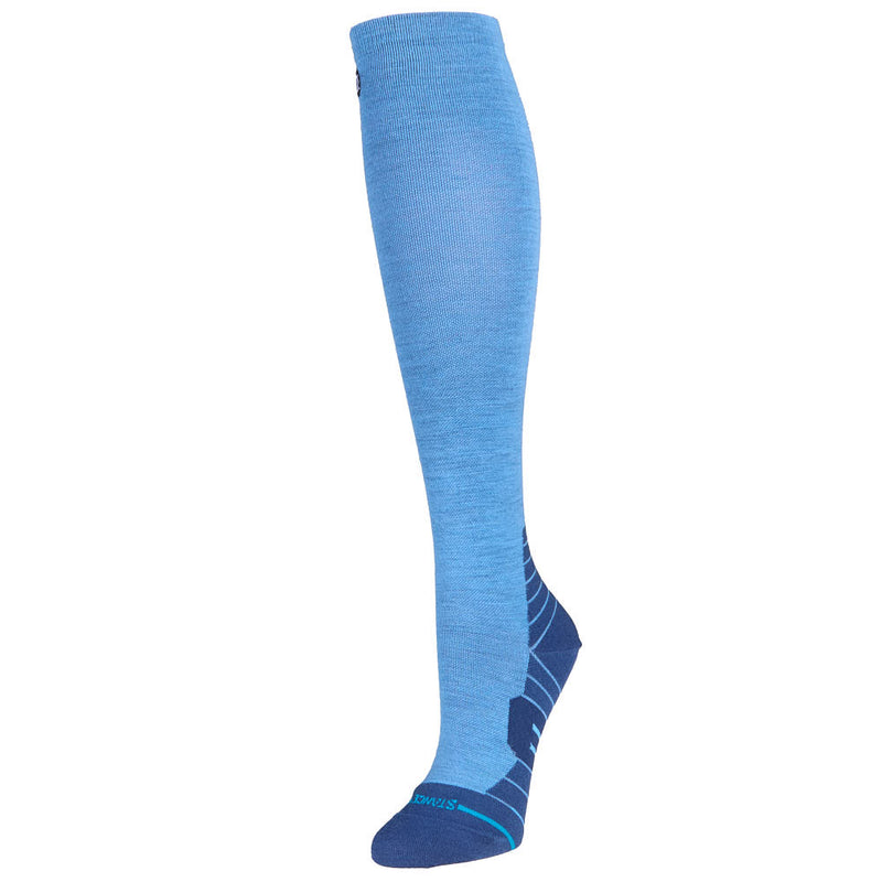 Unisex Blue Twist UL Wool Snow Socks