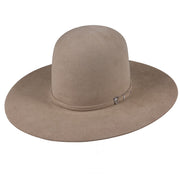 5X Pecan 4 1/4in Brim Self Band Open Crown
