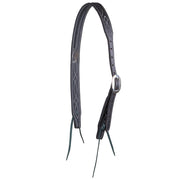 ack Gunslinger Split Ear Headstall with White Thread