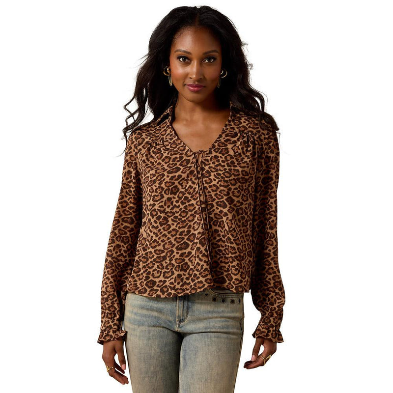 Women's Ruth Leopard Top