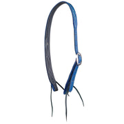 Royal ue Gunslinger Split Ear Headstall with White Thread