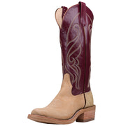 Women's Ride Ready Tan Crazyhorse Vamp 15in Matador Kidskin Top