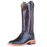Women's Ride Ready Black Full Quill Ostrich Vamp 13In Puma Kidskin Top