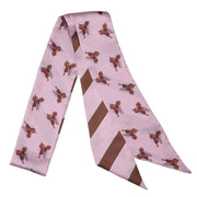 Pink & Brown Preppy Saddle Boli