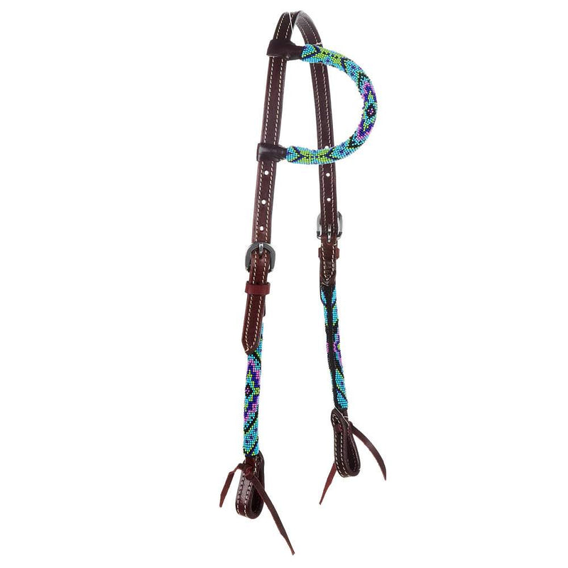 Beaded Diamond Single Ear Headstall