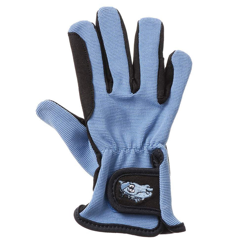 Embroidered Kids Riding Gloves