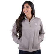 NRS Women's Taupe Bradner 1/4 Quilted Zip