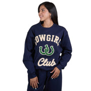 Women's Cowgirl Club Patched Sweatshirt