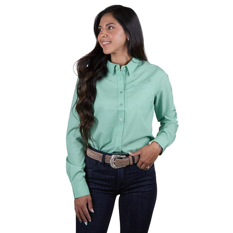 Women's Smokey Sage Long Sleeve Shirt