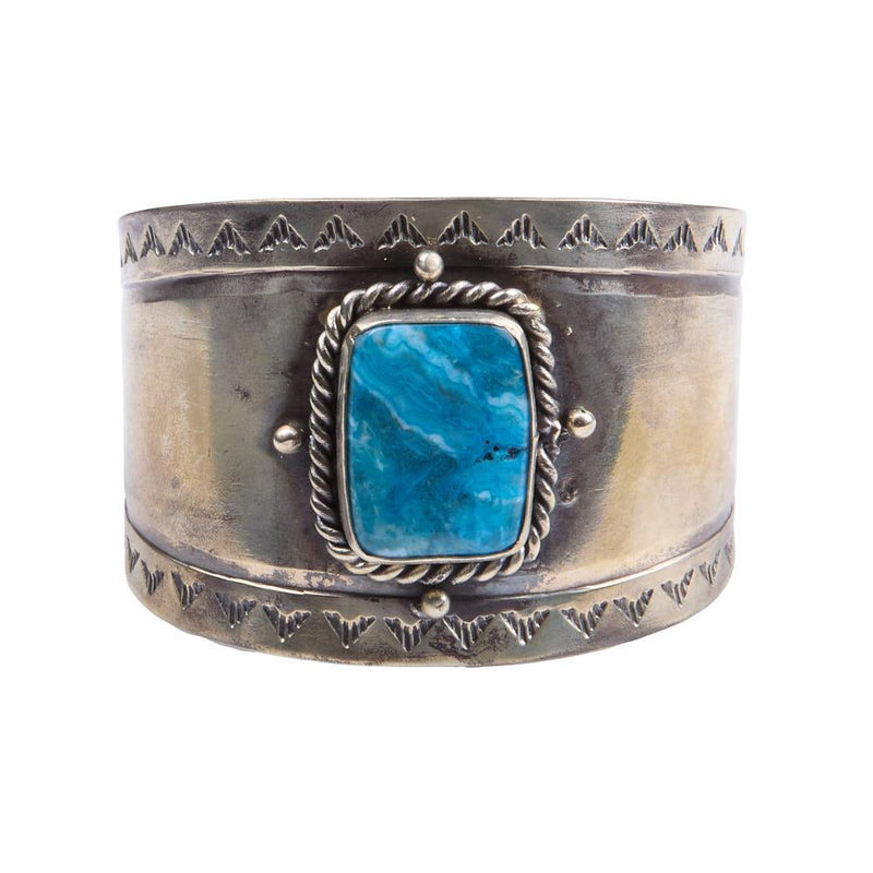 Kingman Blue Square Cuff