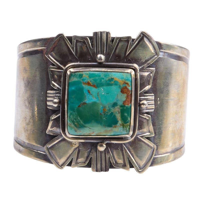 Kingman Green Square Cuff