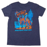 Boy's Heather Navy Arena Raised Tee Shirt