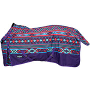 1200D/250G Purple Painted Canyon Turnout Blanket with Snuggit