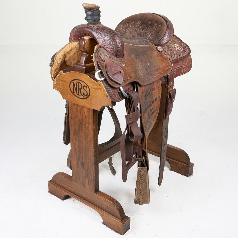Used 14.5in Silver Spur Trophy Team Roper