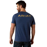 Men's Denim Blue Holiday Tee Shirt