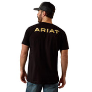 Men's Black Holiday Tee Shirt