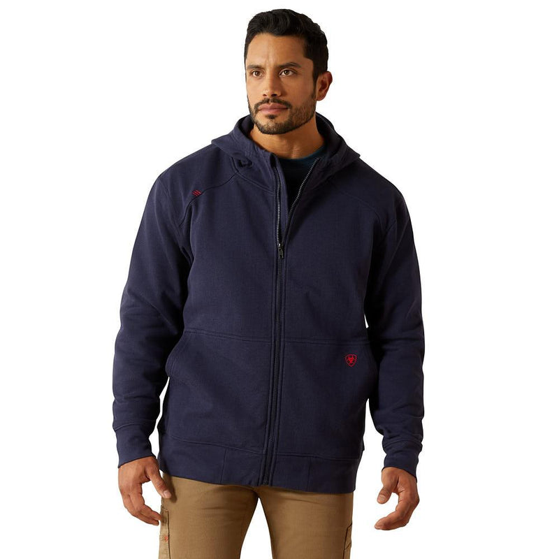 Men's FR Dura Stretch Navy Zip Hoodie