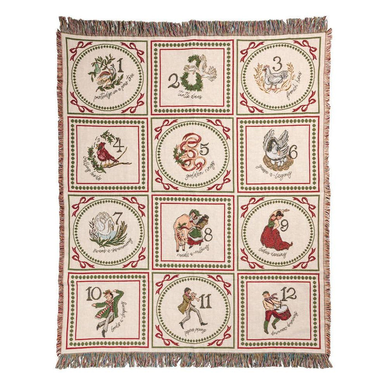 12 Days Of Christmas Blanket