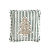 White Tree Mini Beaded Pillow