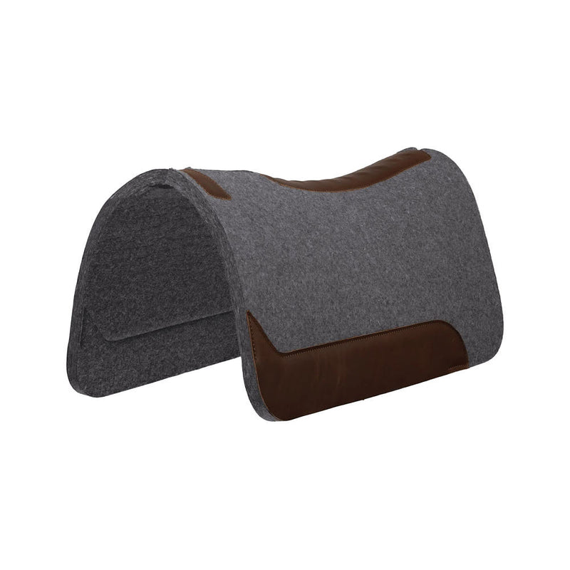 3/4inch Contoured Wool Felt Saddle Pad