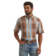 Men's Sepia Ombre Plaid ATG Shirt