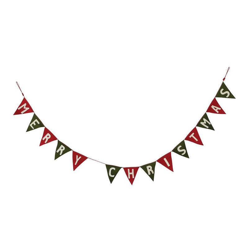 Merry Christmas Pennant Banner