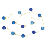 Blue Mercury Glass Ornament Garland