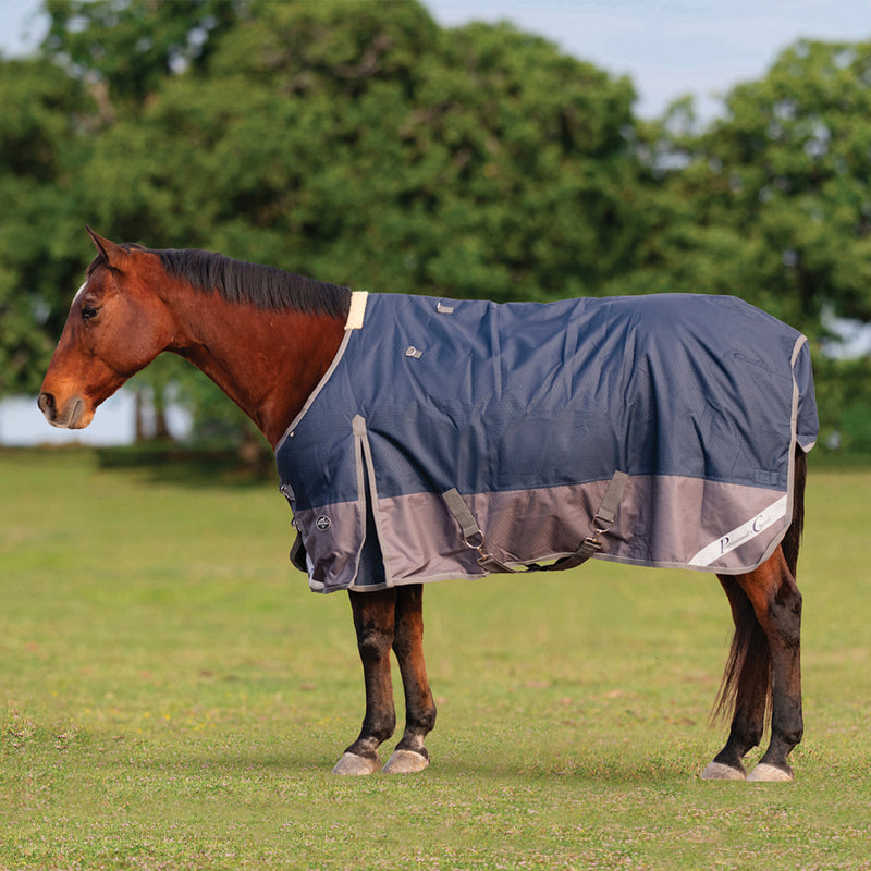 Navy Charcoal 300g 1200D Heavy Weight Winter Horse Blanket
