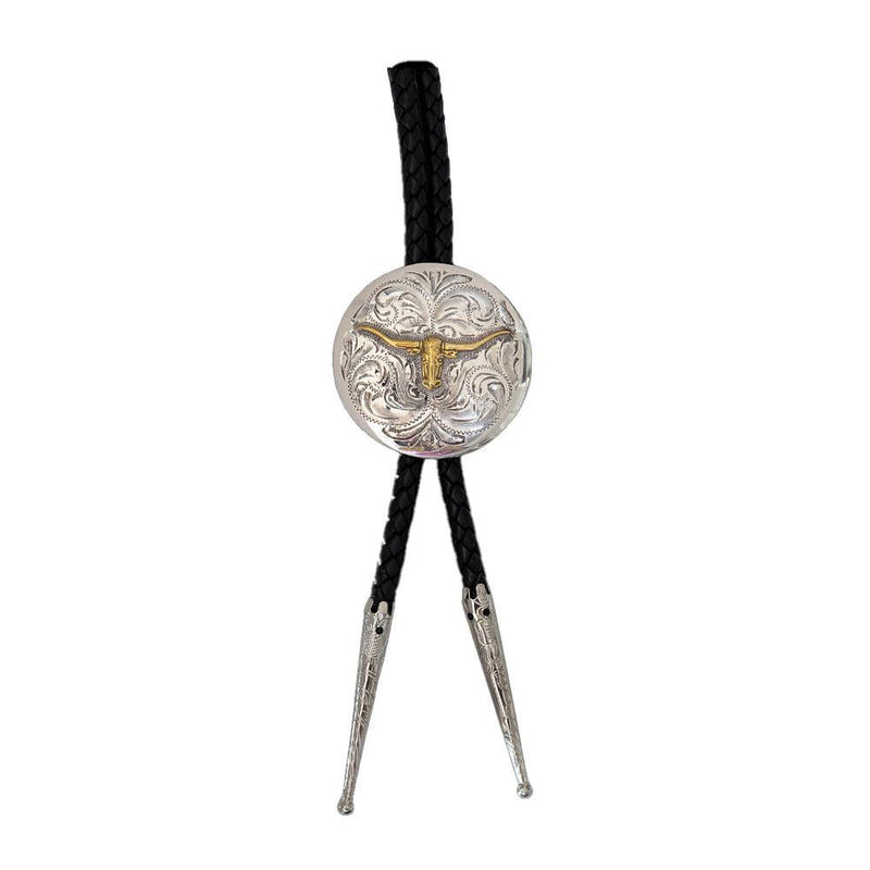 Bolo with Jewelers Bronze Longhorn