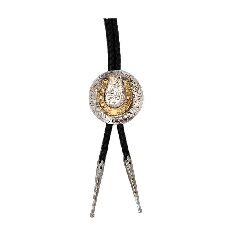 Engraved Bolo with Horseshoe