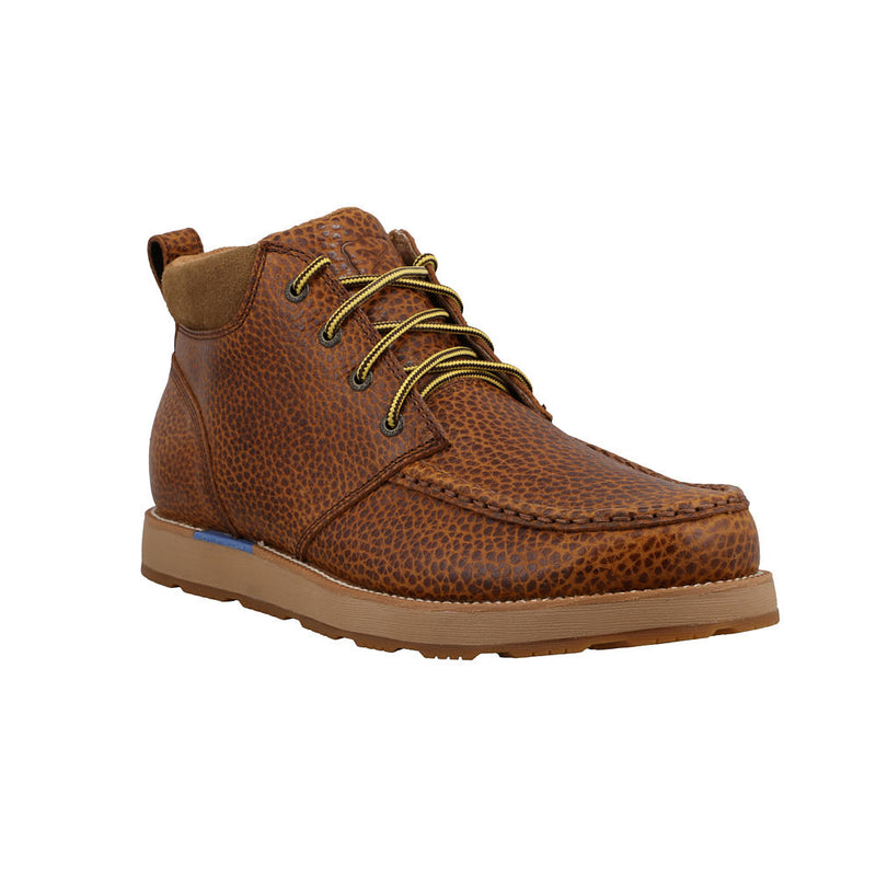 Men's 5in Golden Brown Wedge Sole Casual