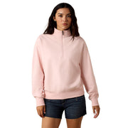 Women's Pinkesque Holiday 1/2 Zip Sweatshirt