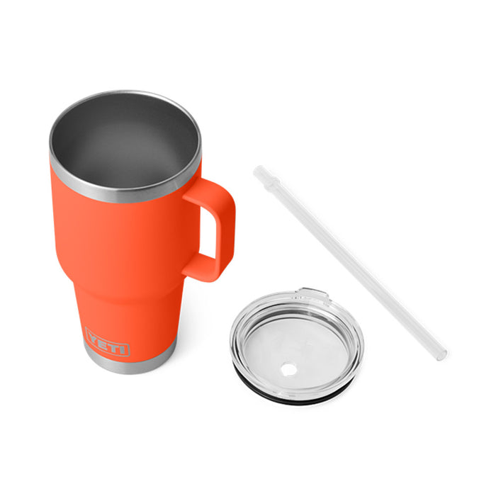 Yeti Coolers Rambler 35 oz Straw Mug Papaya