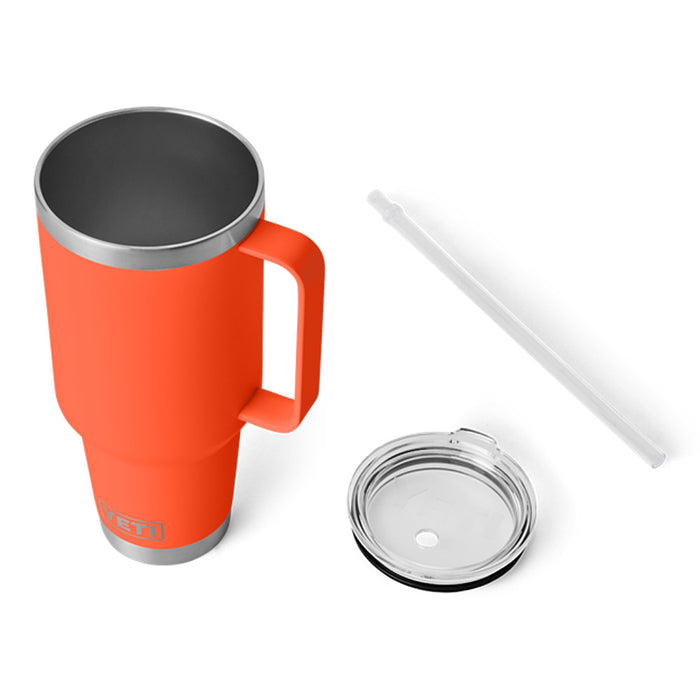 Yeti Coolers Rambler 42 oz Straw Mug Papaya