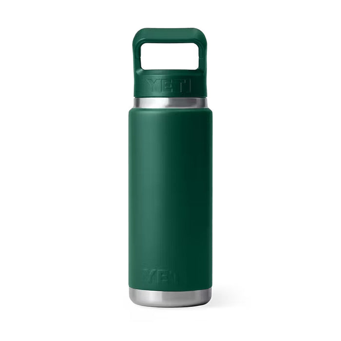 Yeti Coolers Rambler 26oz Straw Bottle Black Forest Green
