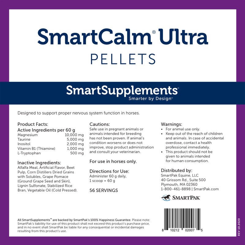 Smartequine SmartCalm Ultra Pellets 7.5 lb Bag
