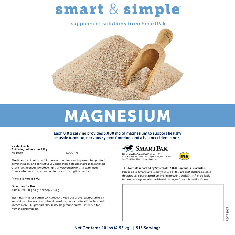 Smartequine Smart Magnesium 10lb Bag
