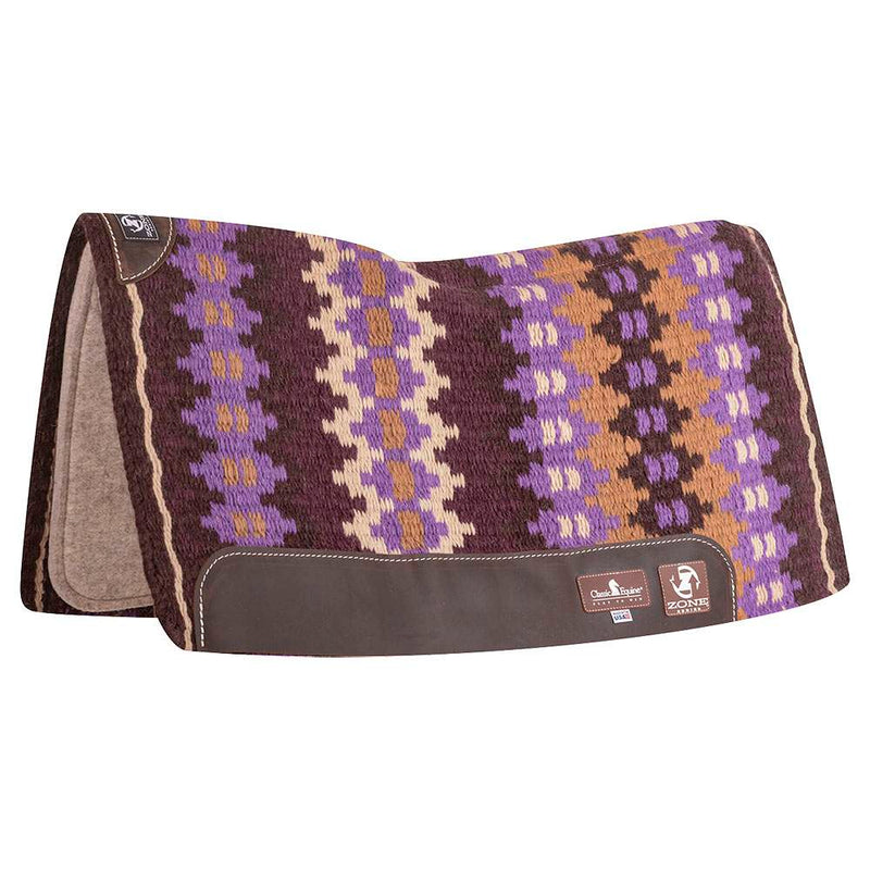 3/4in Zone Wool Top 32x34 Felt Saddle Pad
