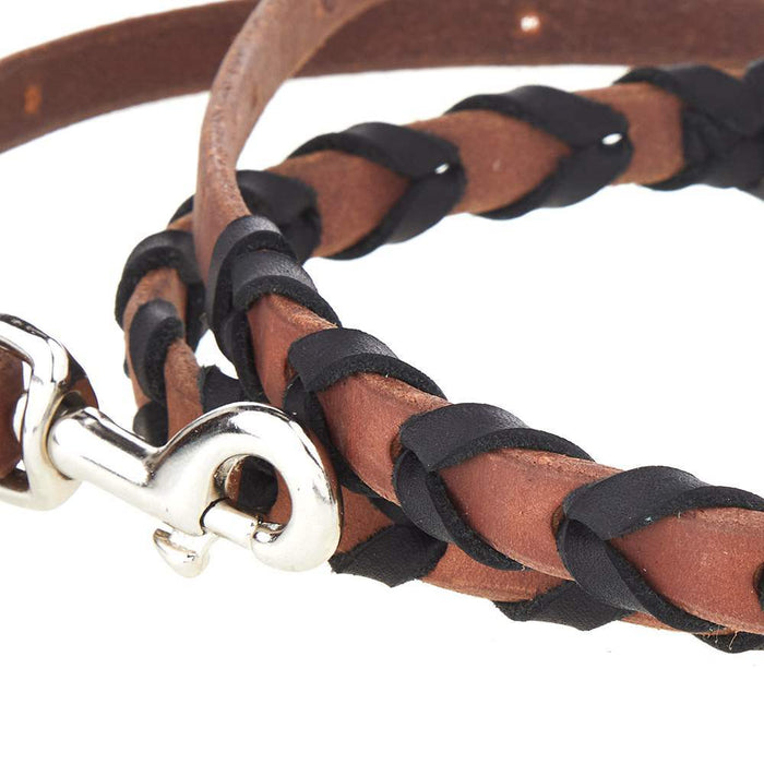 Martin Saddlery 5/8in Latigo Laced Barrel Rein