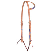 5/8in Laced Harness Leather Single Ear Headstall