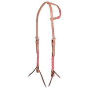 5/8in Laced Harness Leather Single Ear Headstall