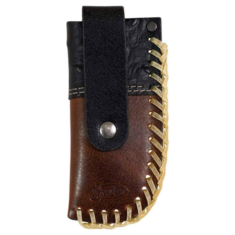 JUSTIN KNIFE SHEATH BROWN W/RAWHIDE 2122490K8