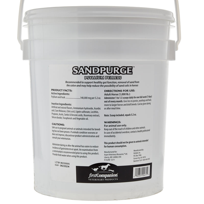 First Companion SandPurge Psyllium Pellets